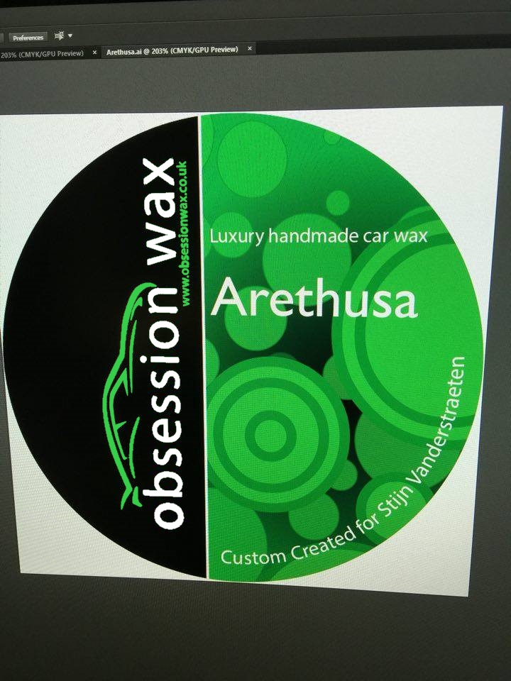 Arethusa label 3